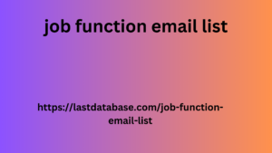 job function email list