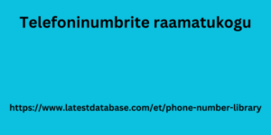 Telefoninumbrite raamatukogu