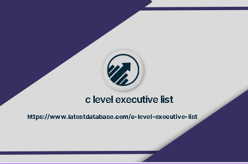 c level executive list