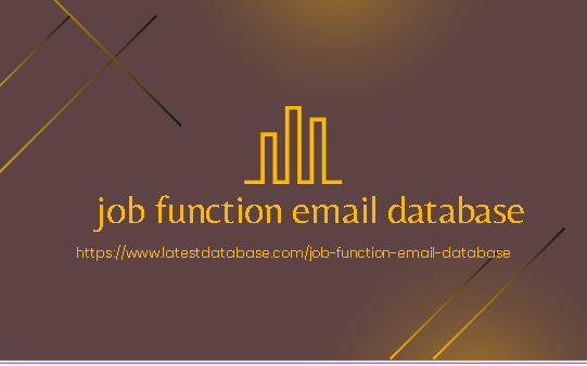 job function email database