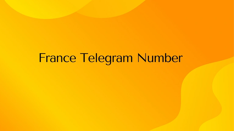 France Telegram Number