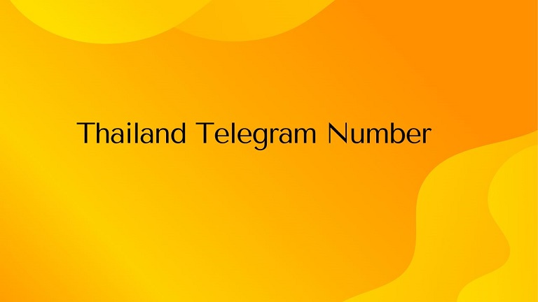 Thailand Telegram Number